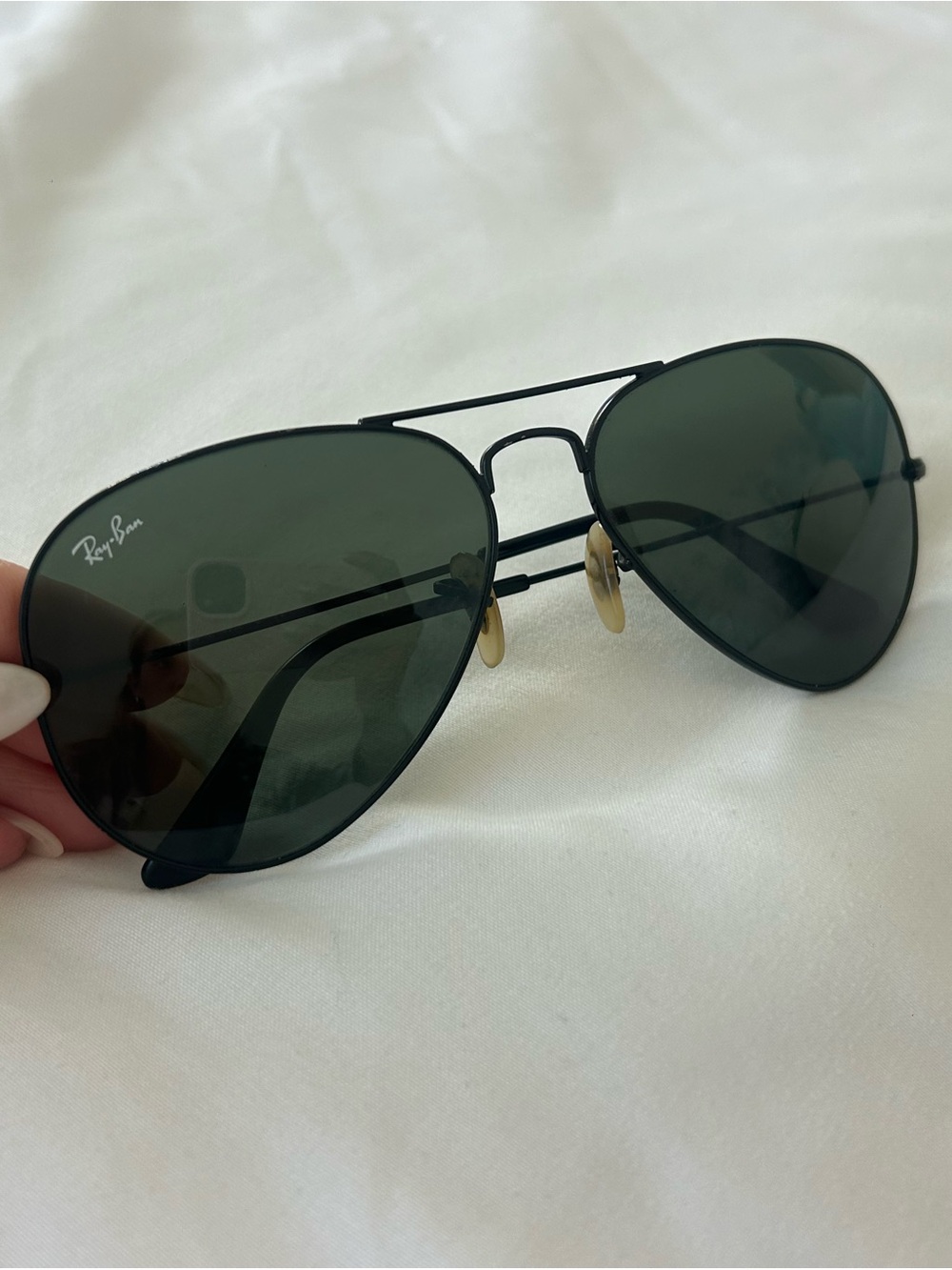 Authentic Ray-Ban RB3025 Aviator Large Metal Sunglasses